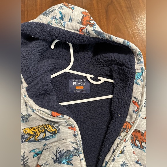 The Children’s Place Fleece Hoodie Size 2T Boy - Picture 2 of 3